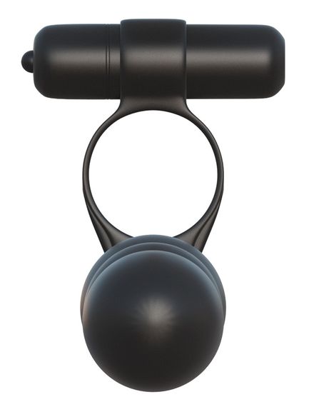 Насадка на член для подвійного проникнення з віброкільцем Posable Partner Double Penetrator Sex Aura | Зображення 4