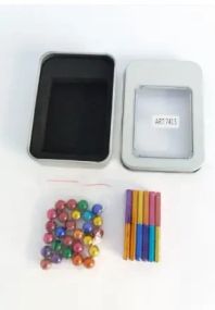 Магнитный конструктор антистресс Magnastix Neo MIX COLOR 36 шт. магнитные палочки и 28 шт. стальные шарики