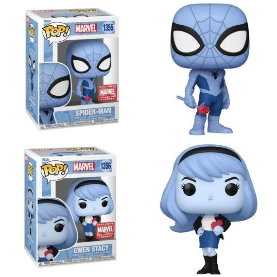 Коробка Фанко Поп Человек Паук Оригинал Funko Pop Marvel Collector Corps Spider-Man Blue Box XL | Зображення 2