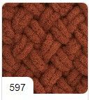 Плед плюшевий 85*85см колір 597 ручної роботи з пряжі пуфі узор плетінка