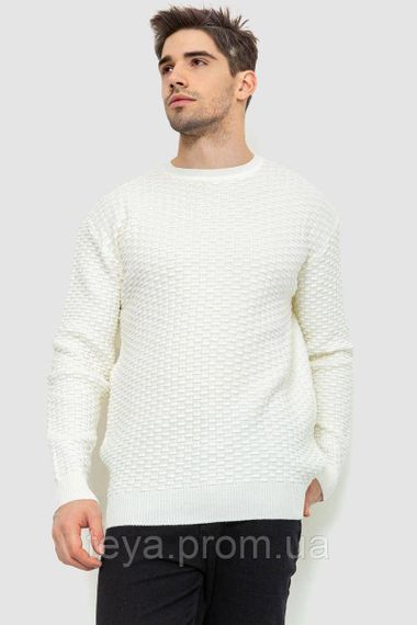 Светр чоловічий, колір молочний, розмір XXXL FA_008398 | Зображення 1