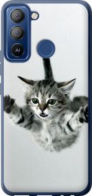 Чехол на Tecno POP 5 LTE BD4 Летящий котёнок "2322u-2639-17620"