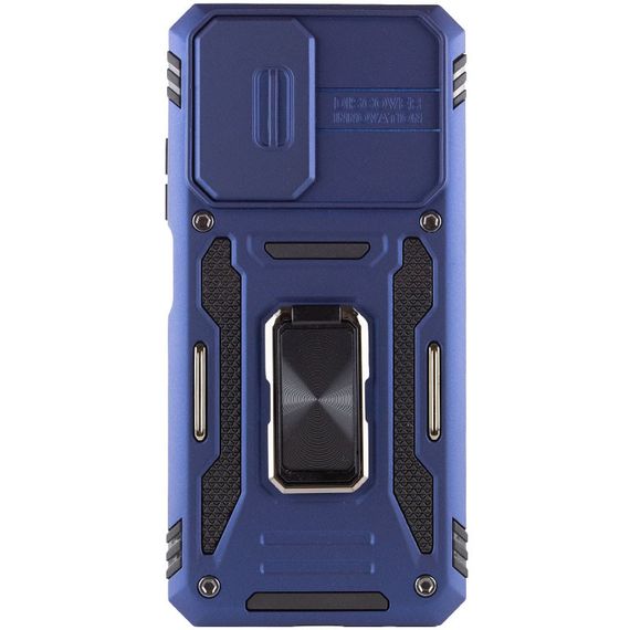 Ударостійкий чохол Camshield Army Ring для Xiaomi Redmi Note 11 Pro 4G/5G / 11E Pro / 12 Pro 4G Синій / Navy | Зображення 2