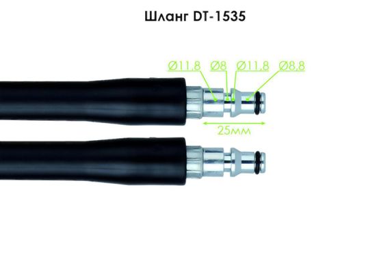 Мийка високого тиску Intertool — 5,5 л/хв, x 80-110 барів (DT-1503) | Зображення 2