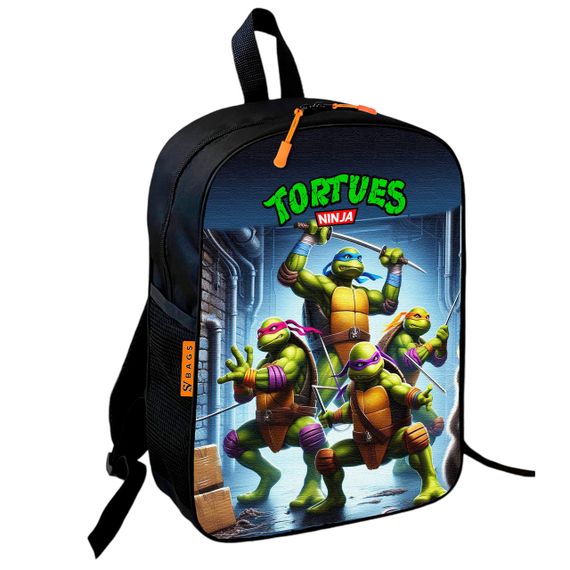 Школьный рюкзак детский Черепашки-ниндзя + Сумка для обуви спортивной формы рюкзак-мешок  для мальчика (01778) | Зображення 4