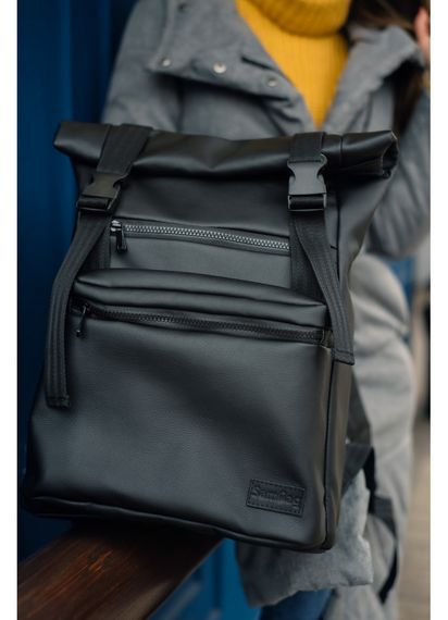 Рюкзак Sambag унісекс RollTop LTT чорний 43 х 31 х 14 см (24238001) | Зображення 1