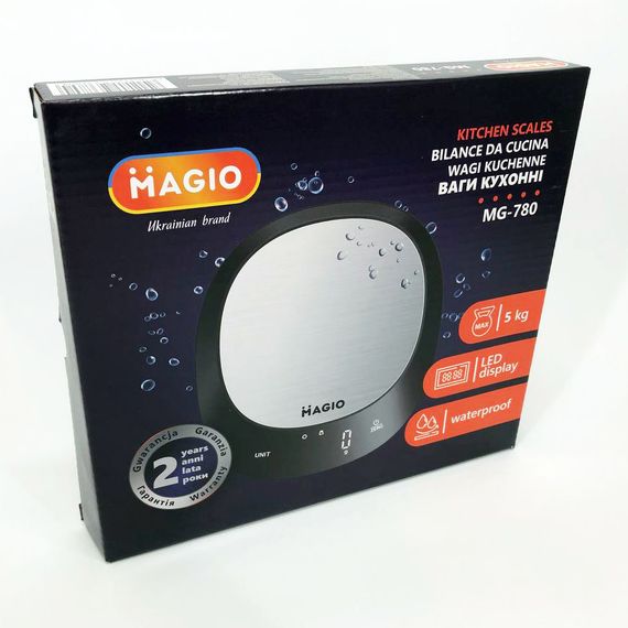 Весы пищевые MAGIO MG-780, Электронные весы для взвешивания предметов Электрические кухонные UX-97 | Зображення 4
