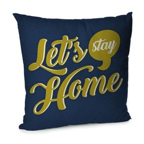 Подушка диванна з оксамиту Let`s stay home 45x45 см (45BP_21NG021)