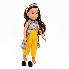 Кукла Модница  W 14 N 01 A1 Клетчатая жилетка