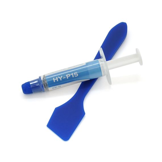 Профессиональная термопроводящая паста HY-P15 1г, Gray, >15.2W/m-K, 9000 МПа. С