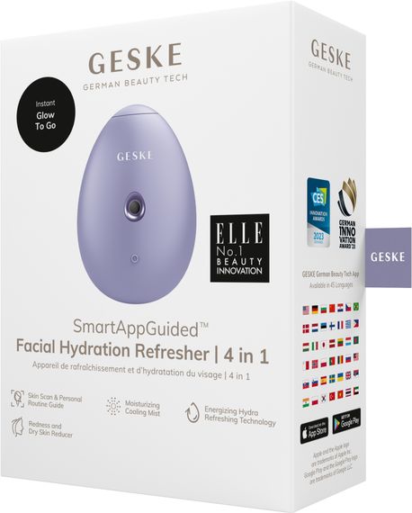 Електронний освіжувач для зволоження обличчя GESKE Facial Hydration Refresher 4в1 purple | Зображення 7