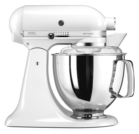 Миксер планетарный  5KSM175PSEWH  4,8 л  KitchenAid белый