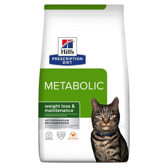Корм Hill’s Prescription Diet Feline Metabolic сухой диетический с курицей для контроля и снижения веса у кошек 1.5 кг