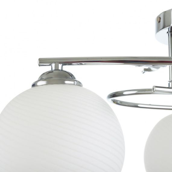 Люстра потолочная классическая в зал E27 60W CH (LK-651C/4) | Зображення 2