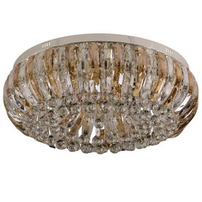 Люстра торт потолочная с подсветкой LED E14 40W CH (BCL-385S/12)