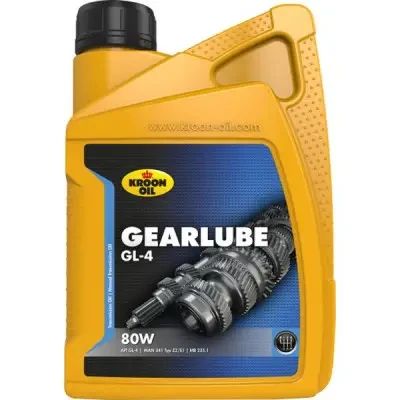 Мастило трансмісійне KROON OIL GEARLUBE GL-4 80W 1л (01209)