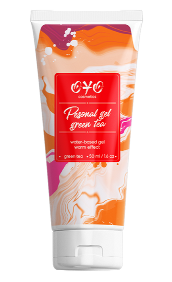 Інтимна гель-змазка з зігріваючим ефектом і екстрактом зеленого чаю на водній основі OYO Personal Gel Green Tea, 50 мл sexstyle | Зображення 1