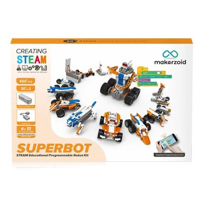 Конструктор Makerzoid Superbot Educational Building Blocks (MKZ-ID-SPB) | Зображення 1