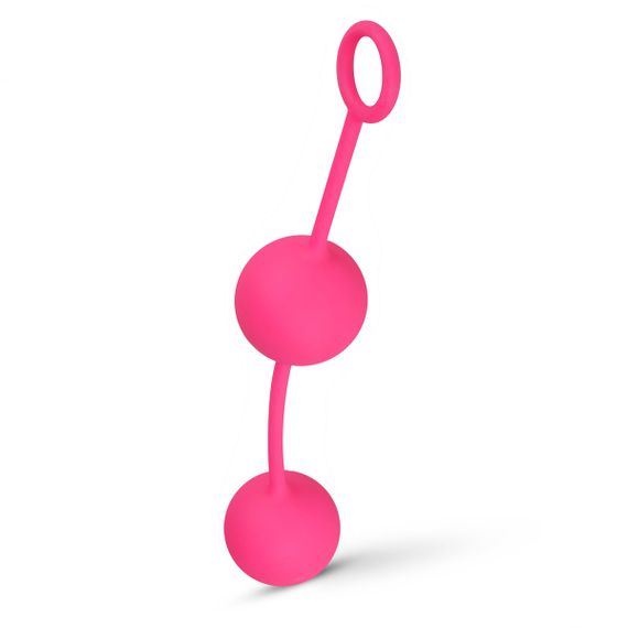 Вагінальні кульки зі зміщеним центром ваги Love Balls With Counterweight - Pink | Зображення 3