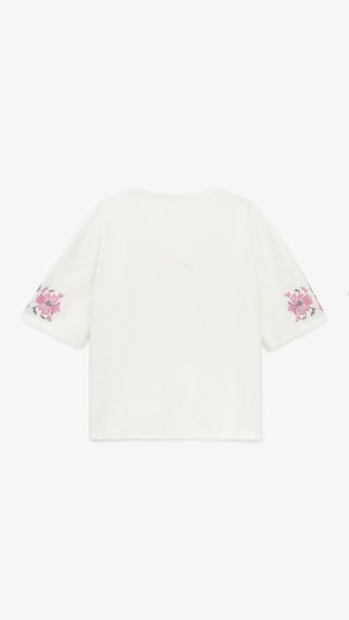 Футболка з принтом жіноча GENUA G01104-0022 L Білий shop (2000999449765) | Зображення 2