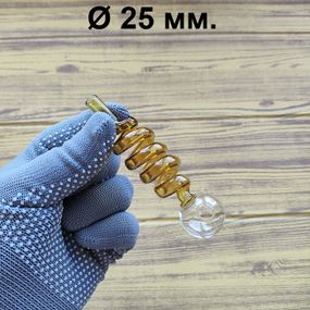 Стеклянная трубка Helix Compact Oil Orange