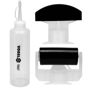 Набір дозатор для нанесення клею пластичний 250мл насадки VOREL-78027