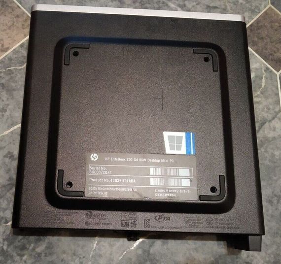 Неттоп HP EliteDesk 800 G4 Desktop Mini USFF / Intel Core i5-8500 (6 ядер по 3-4.1 GHz) / 8 GB DDR4 / 128 GB SSD /UHD Graphics 630 / DisplayPort  б/у | Зображення 3