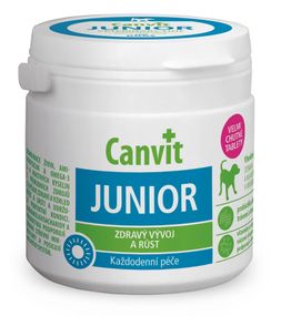 Витамины Сanvit Junior for dogs для здорового развития щенят и юниоров 100 гр