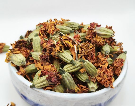 Бархатцы сушеные красные цветки , 25 г | Зображення 4