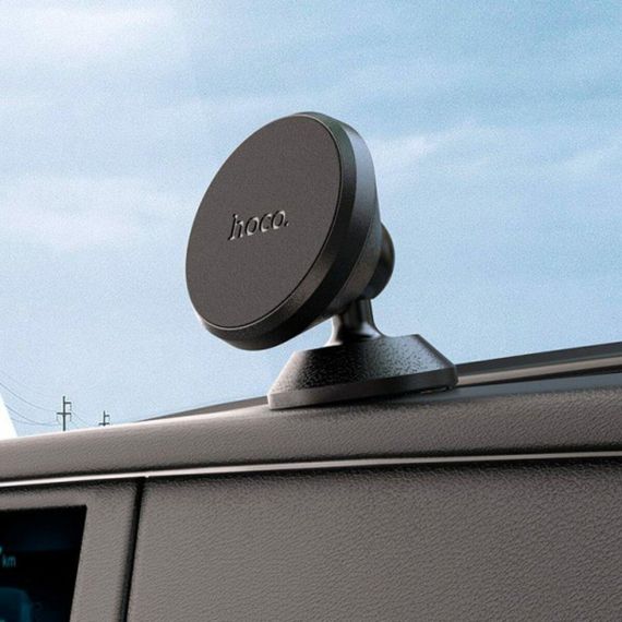 Тримач для мобільного HOCO CA79 Ligue central console magnetic car holder Black | Зображення 4