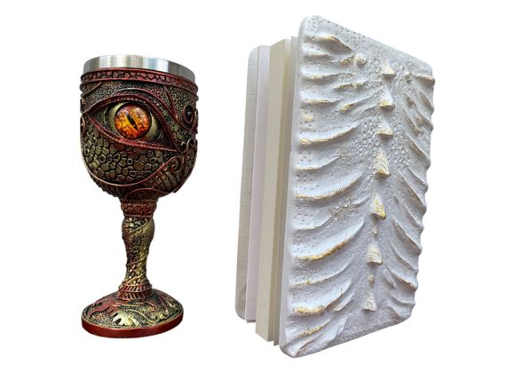 Подарунковий набір Келих 3D Глазур Orange і Блокнот 3D «Око Крижаного Хранителя» | Зображення 1