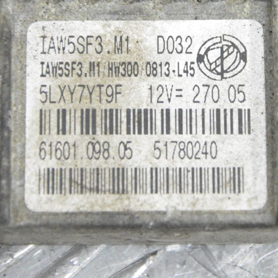 Блок керування двигуном 1.2 Fiat Grande Punto 2005-2015 Комп'ютер Фіат Гранде Пунто 6160109805 | Зображення 1