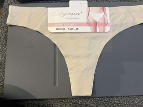 Труси-стринги, повітропроникні Dyana, з бавовняною ластовицею, колір rose, розміри SM, L-XL