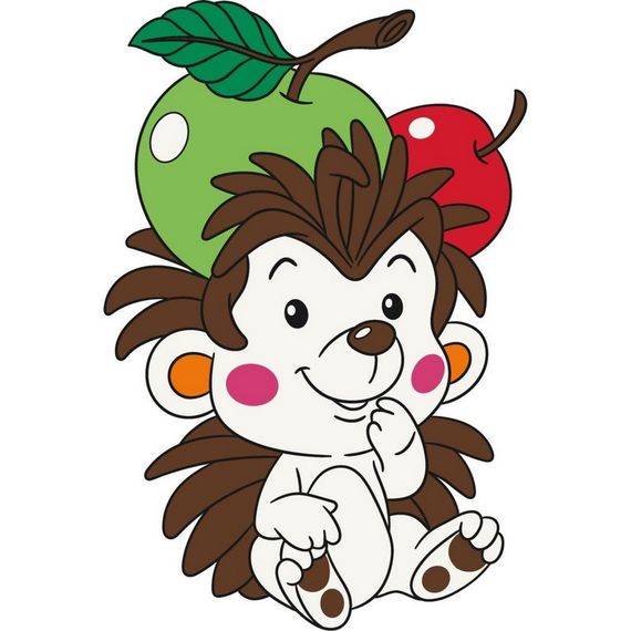 Роспись по холсту "Ежик" 15080-AC 25х30 см