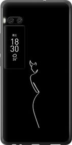Чехол на Meizu Pro 7 Plus Силуэт1 "4590u-1131-17620"