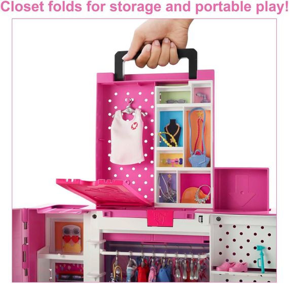 Игровой набор Барби Двухэтажный шкаф Мечты для куклы Mattel Barbie Dream Closet Playset | Зображення 5