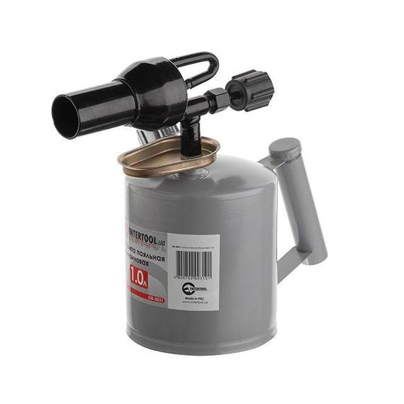 Лампа паяльна бензинова 1.0 л INTERTOOL GB-00311