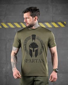 Тактична потоотводяща футболка Oblivion SPARTAN олива ДЛ6583