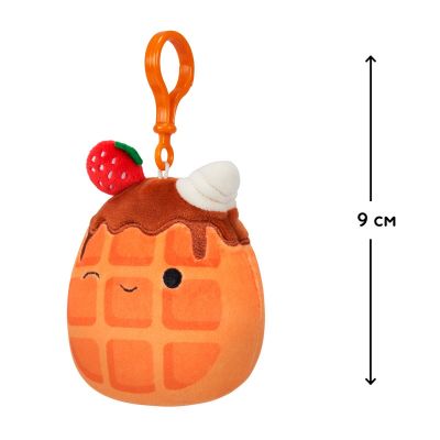 М&apos;яка іграшка Squishmallows на кліпсі- Вафелька Вівер 9 см (SQCP00219) | Зображення 1