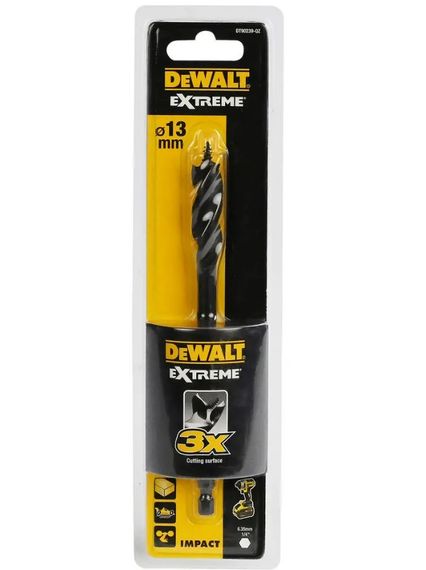 Свердло по деревині DeWALT спіральне діаметр 13 мм (DT90239)