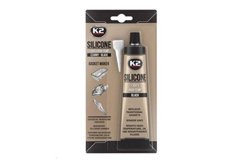 Герметик прокладок силіконовий високотемпературний чорний 85г К2