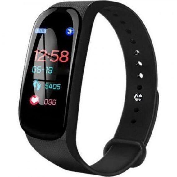 Фитнес браслет Smart Watch M5 Band Classic Black смарт часы-трекер. JO-154 Цвет: черный | Зображення 7