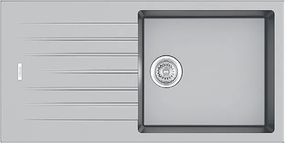 Кухонна мийка Fabiano Classic 100x50 Grey Metallic 8221.301.0783