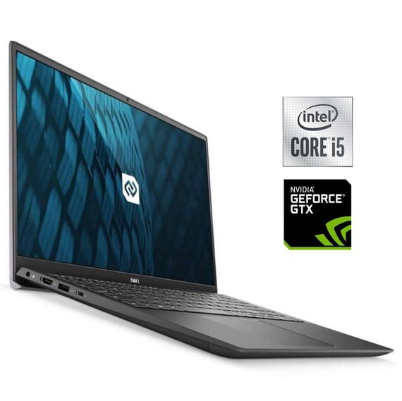 Игровой ноутбук Б-класс Dell Vostro 7500 / 15.6" (1920x1080) IPS / Intel Core i5-10300H (4 (8) ядра по 2.5 - 4.5 GHz) / 16 GB DDR4 / 256 GB SSD / nVidia GeForce GTX 1650 Ti, 4 GB GDDR6, 128-bit / WebCam / Win 10 Pro б/у