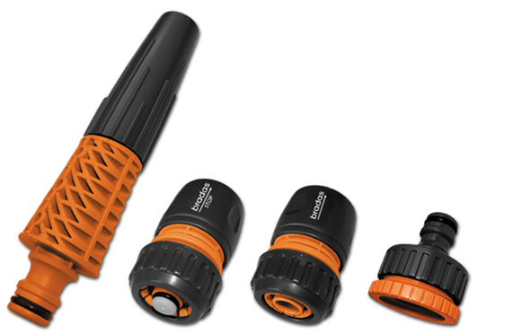 Комплект Bradas BLACK LINE з 4 елементів на шланг 3/4" (ECO-PWB5500-34)