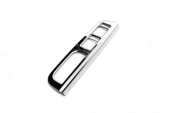 Окантовка кнопки підйомника скла (нерж.) для Skoda Octavia II A5 2006-2010рр. | Зображення 1