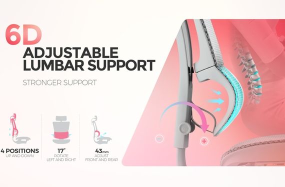 Кресло компьютерное MIRUS-IOO 2 (IOOE2-AB-HAM-5D-E-L) сетка T-168-B5 PINK | Зображення 6