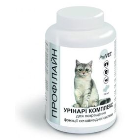 Вітаміни ProVET Профілайн Уринарі для кішок для покращення функції сечовивідної системи 180 табл