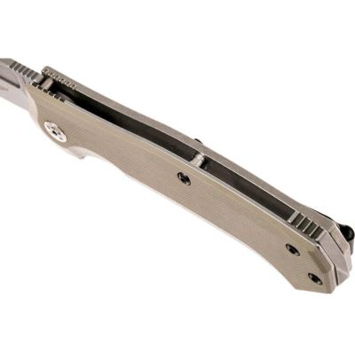 Нож Maserin Police, N690, G10 + титан, койот (680/G10CY) | Зображення 6