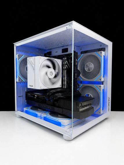 Ігровий ПК Gamdias Aura GC10M ARGB White Tower / AMD Ryzen 5 3600 (6 (12) ядер по 3.6 - 4.2 GHz) / 16 GB DDR4 / 500 GB SSD / nVidia GeForce GTX 1660 Super, 6 GB GDDR6, 192-bit б/в | Зображення 1
